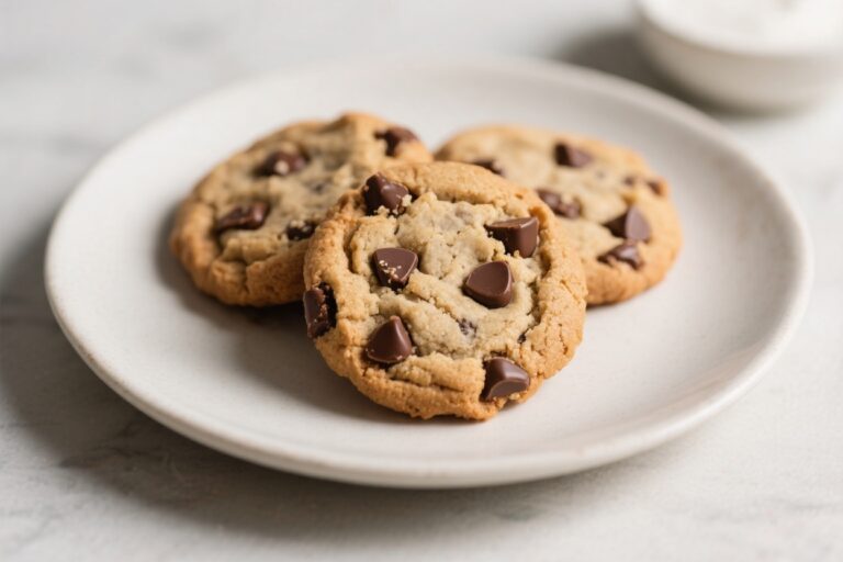 Keto Chocolate Chip Cookies – Crisp Edges, Chewy Centers, Low-Carb Bliss