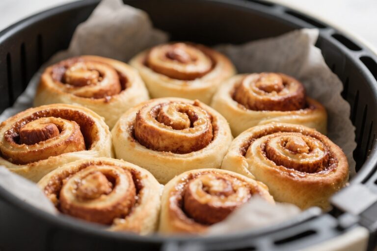 Air Fryer Cinnamon Rolls – Soft, Swirled, and Ready Fast