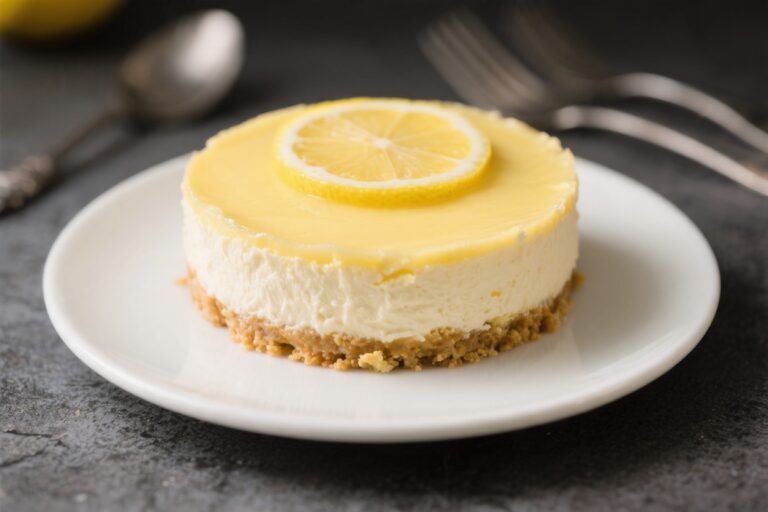 No Bake Lemon Cheesecake – Bright, Creamy, And Effortless