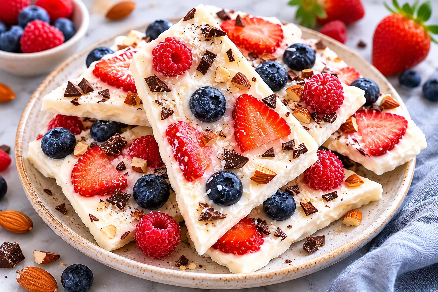 Frozen Yogurt Bark