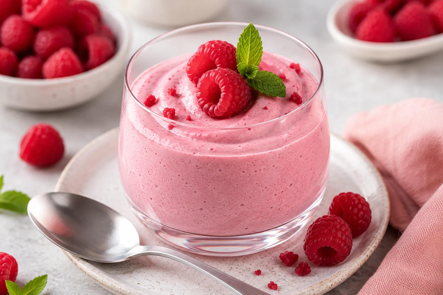 Raspberry Mousse