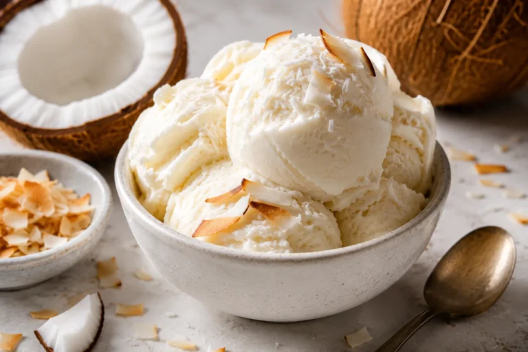 Sugar-Free Coconut Ice Cream
