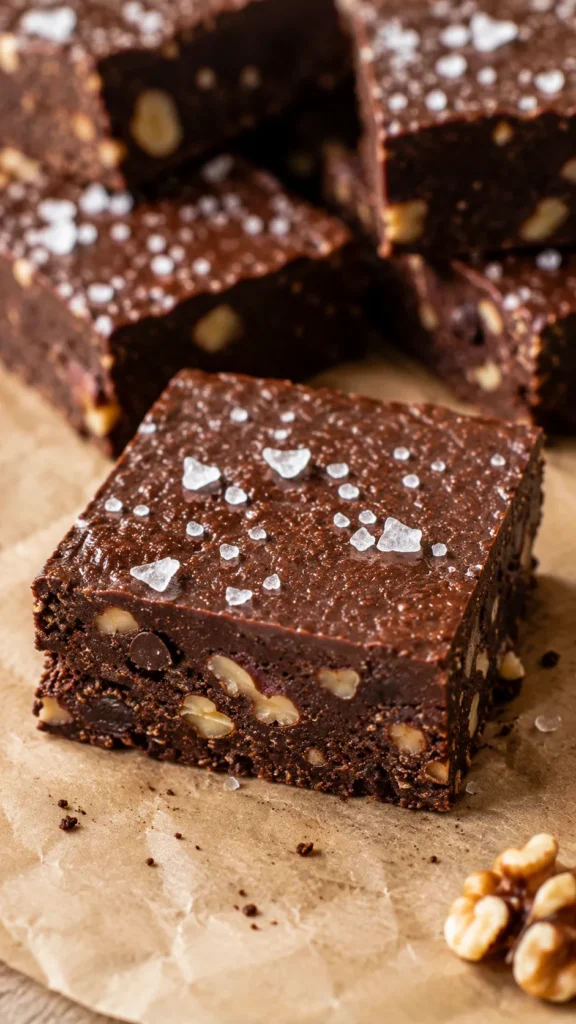 brownie square freshly sliced