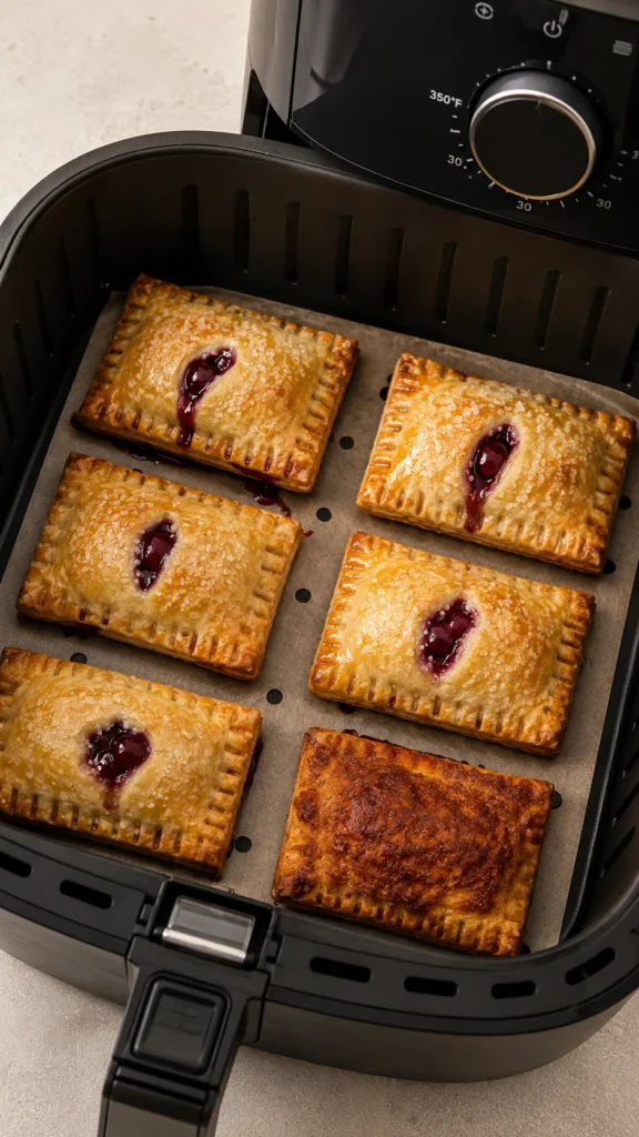  cherry hand pie in the air fryer basket