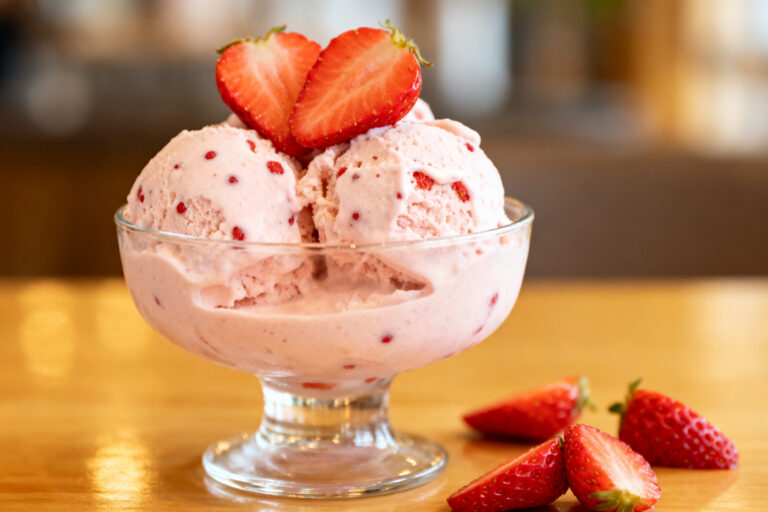 High Protein Strawberry Ice Cream – Creamy, Refreshing, and Satisfying