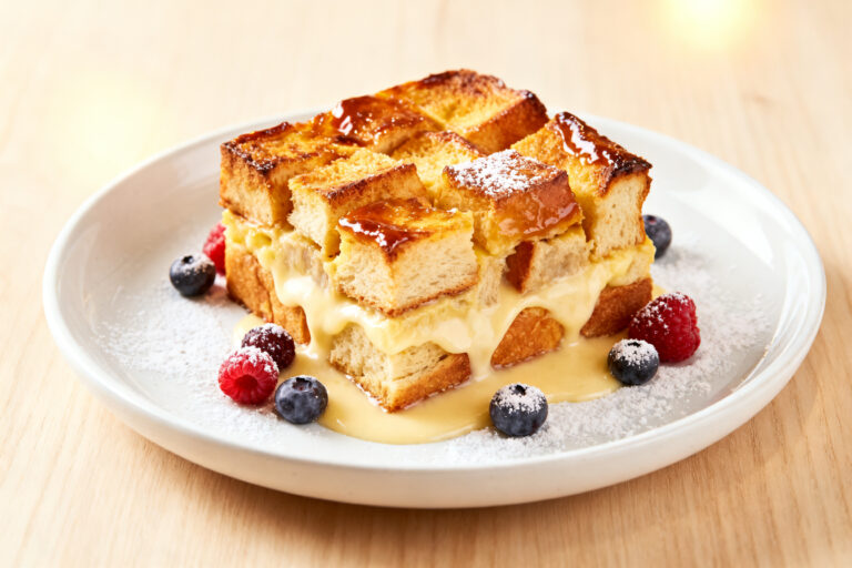 Protein Bread Pudding – A Cozy, High-Protein Comfort Dessert