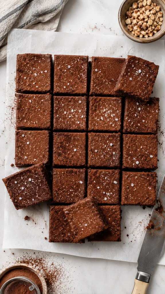 no-bake brownie squares