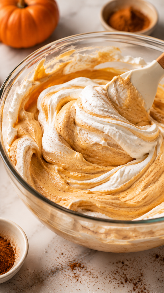 no-bake pumpkin pie filling