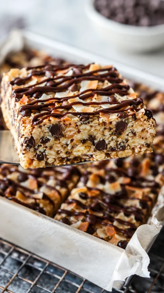 slab of Coconut Protein Bars