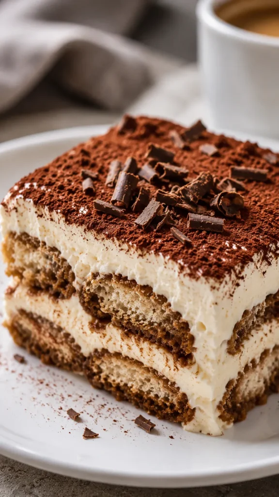 tiramisu slice
