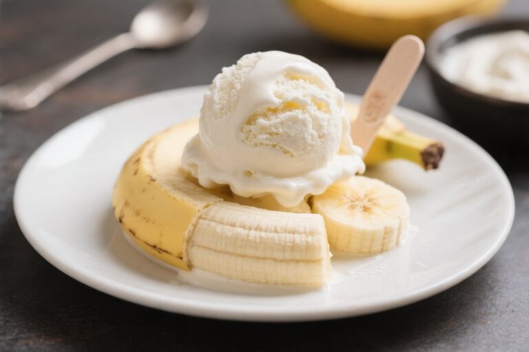 No Sugar Banana Ice Cream – Simple, Creamy, and Naturally Sweet