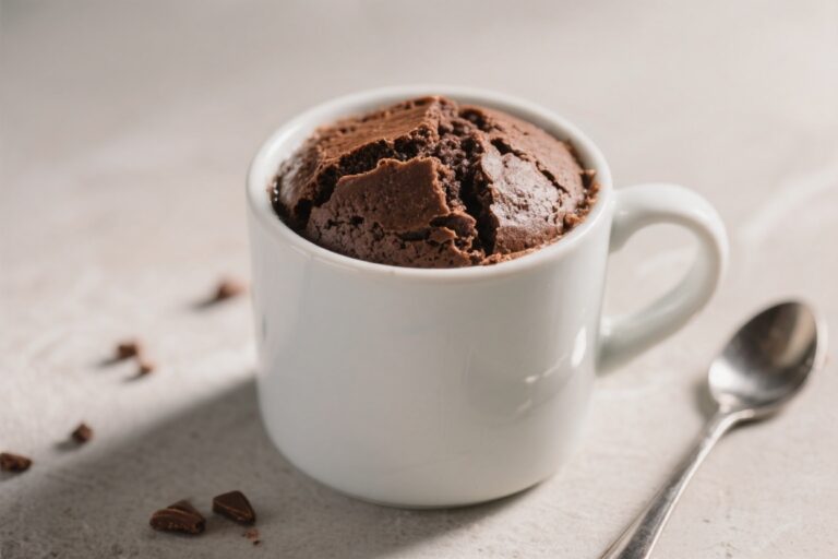 Chocolate Protein Mug Cake – A Quick, Satisfying Treat You Can Make in Minutes