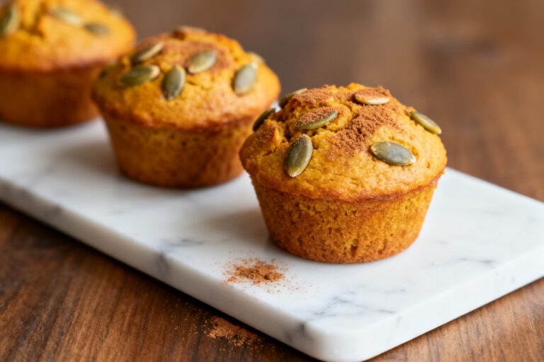 Sugar-Free Pumpkin Muffins – Moist, Cozy, and Naturally Sweet