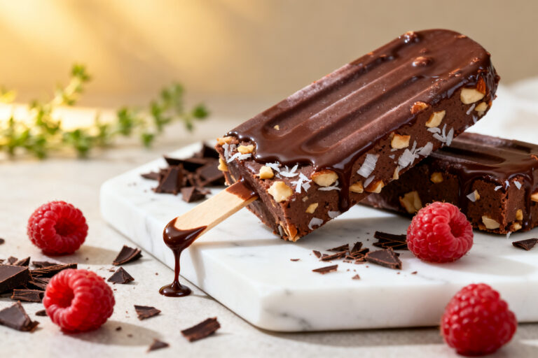 Keto Fudge Popsicles – Rich, Creamy, and Low-Carb