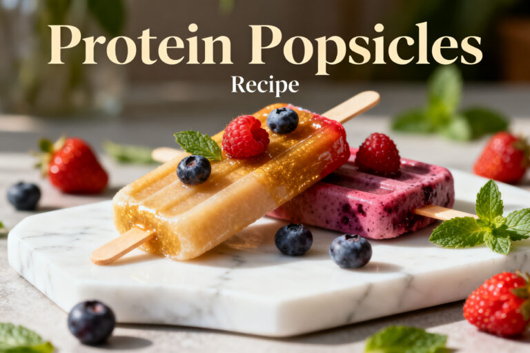 Protein Popsicles – Cool, Creamy, and Satisfying
