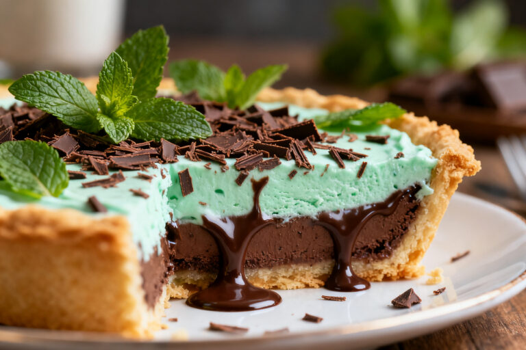 Mint Chocolate Pie – A Cool, Creamy Dessert With a Rich Chocolate Crunch