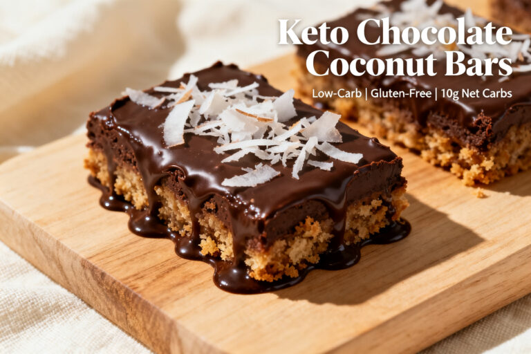 Keto Chocolate Coconut Bars – A Rich, Satisfying Low-Carb Treat