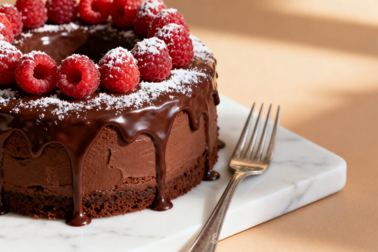 Chocolate Raspberry Cake – A Rich, Fruity Showstopper