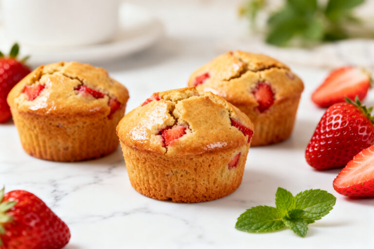 Air Fryer Strawberry Muffins – Fresh, Fast, and Fluffy