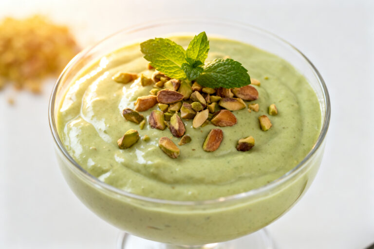 Pistachio Pudding Dessert – Cool, Creamy, and Comforting