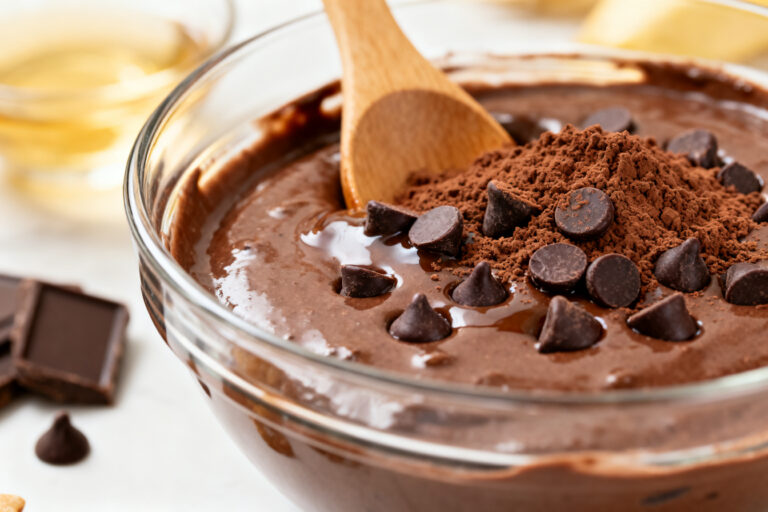 Protein Chocolate Brownie Batter – Thick, Fudgy, and Ready in Minutes