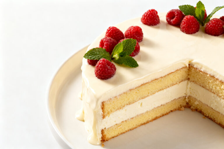 White Chocolate Cake – Soft, Buttery, and Perfect for Celebrations