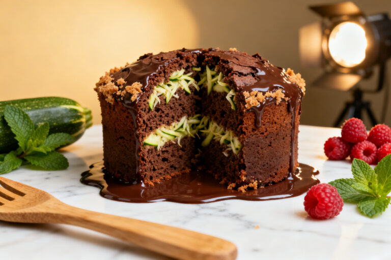 Chocolate Zucchini Cake – Moist, Rich, and Surprisingly Easy