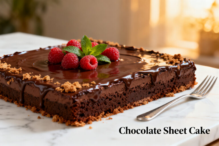 Chocolate Sheet Cake – A Crowd-Pleasing Classic