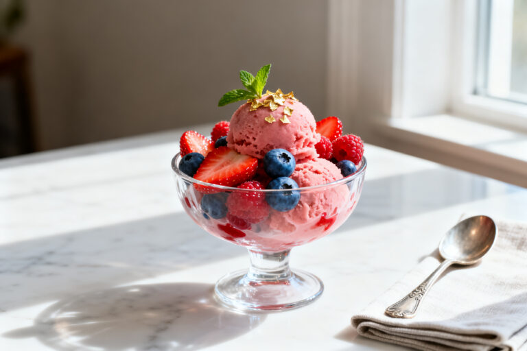 Keto Berry Sorbet – Bright, Refreshing, and Low-Carb