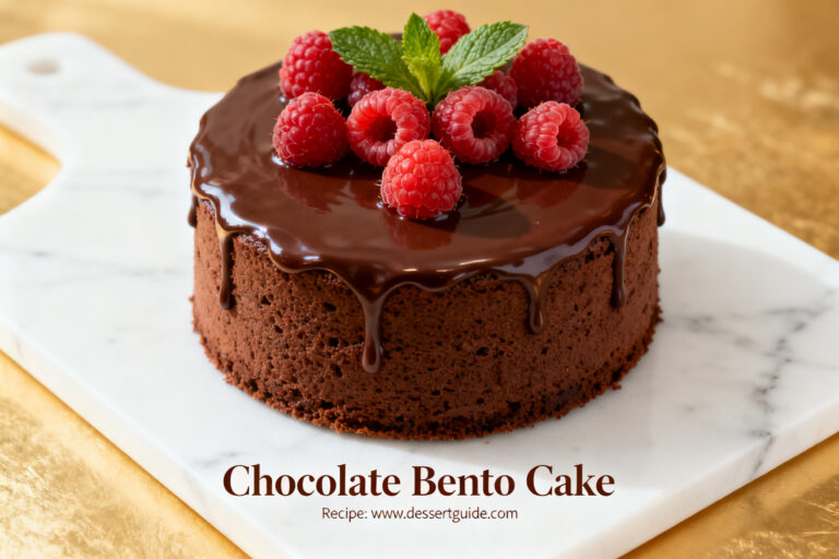 Chocolate Bento Cake – A Tiny Cake With Big Flavor