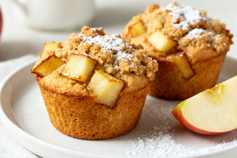 Apple Muffins – Soft, Cinnamon-Spiced Muffins With Real Apple Chunks